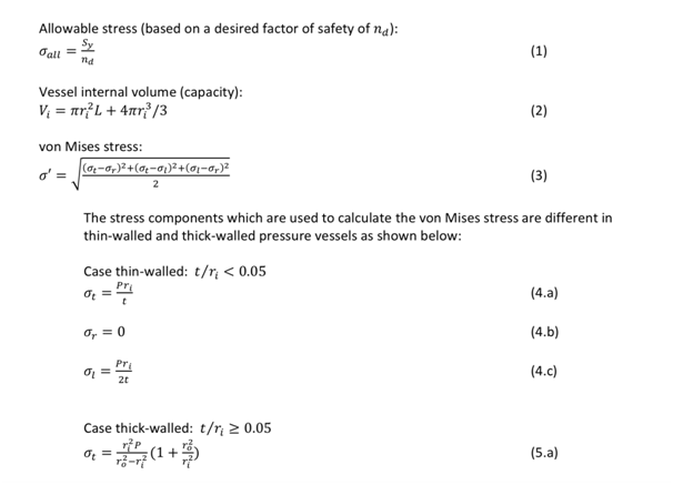 pressure vessel design